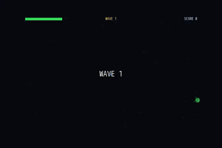 Top-down alien shooter