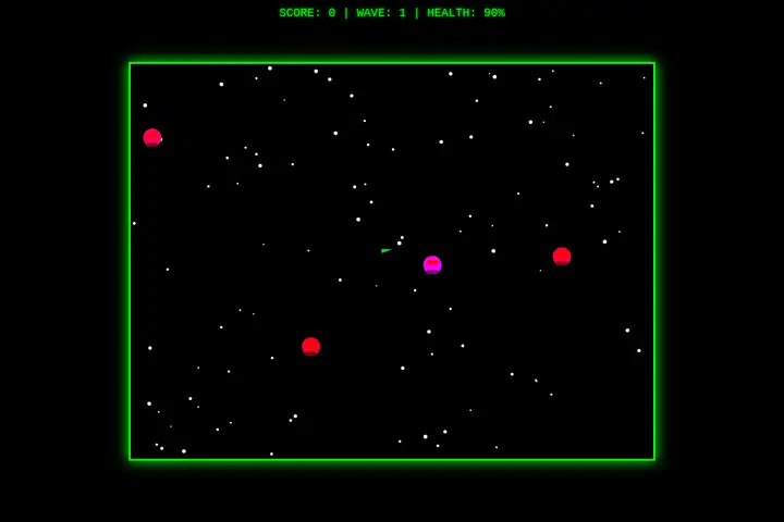 Top-down alien shooter