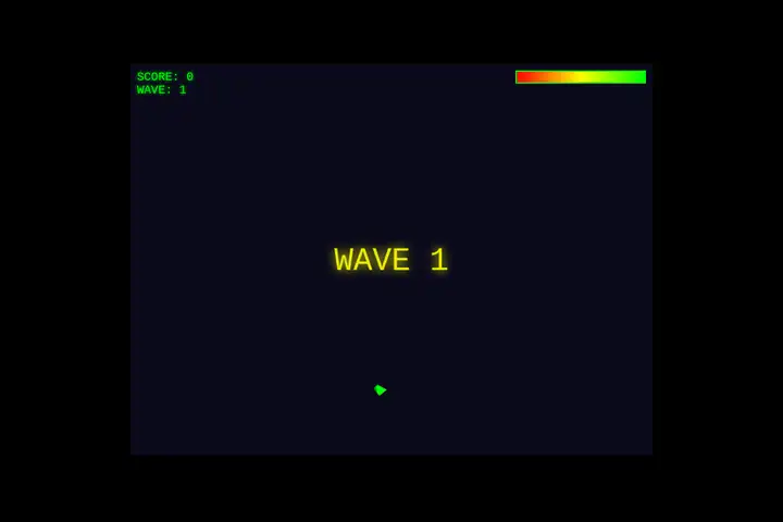 Top-down alien shooter