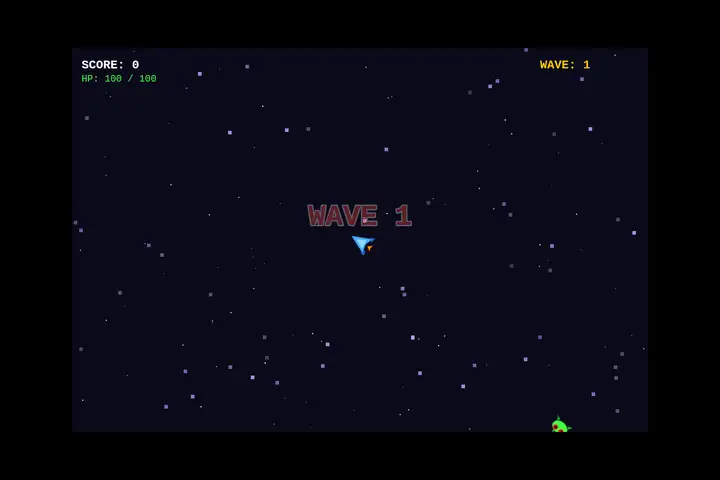 Top-down alien shooter