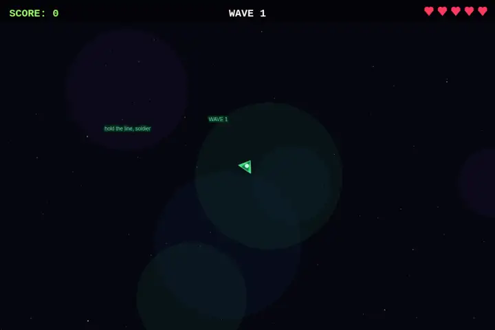 Top-down alien shooter