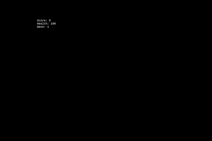 Top-down alien shooter