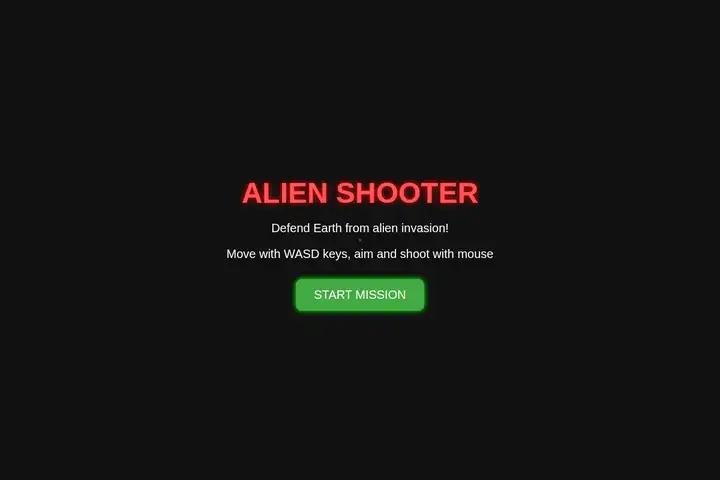 Top-down alien shooter