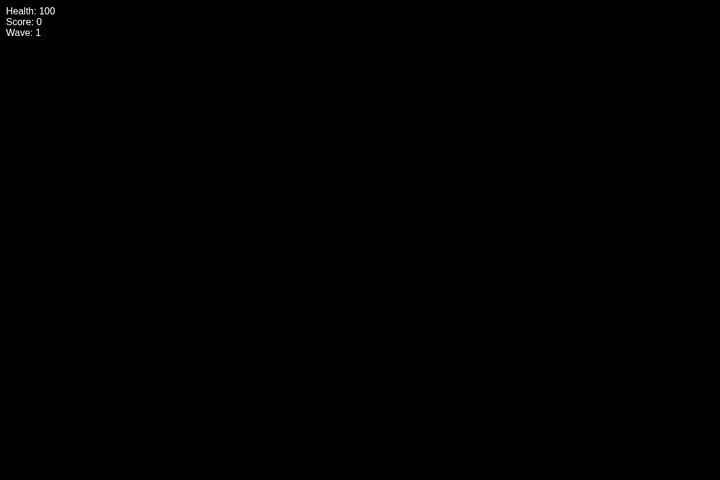 Top-down alien shooter