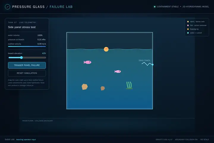 Aquarium breach