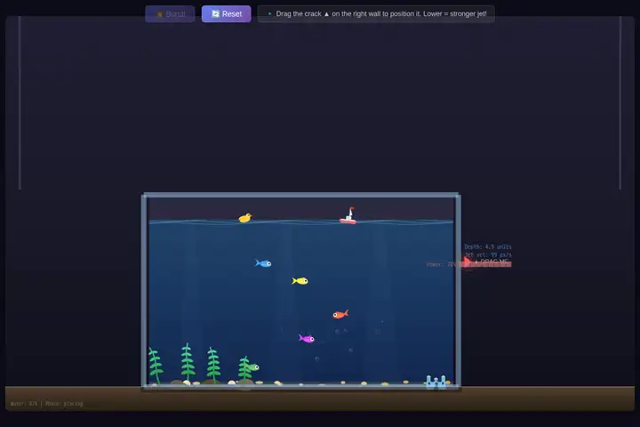 Aquarium breach