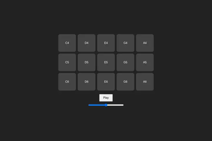 Arpeggiator pad
