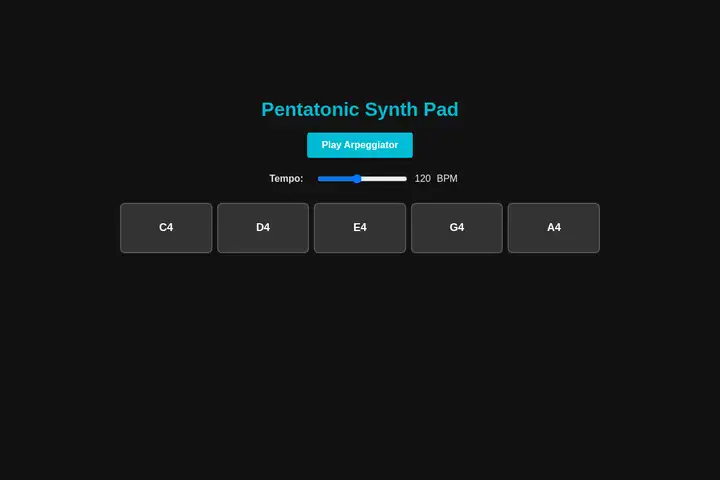 Arpeggiator pad