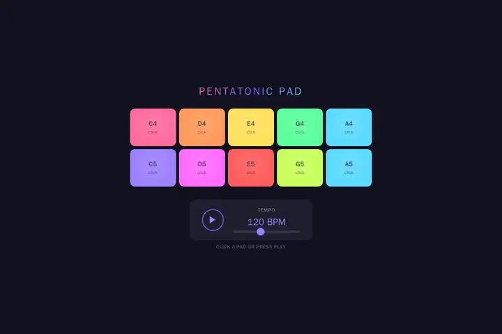 Arpeggiator pad