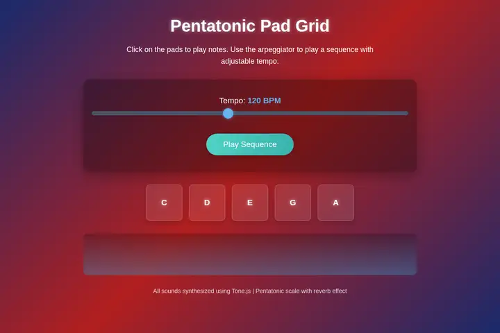 Arpeggiator pad