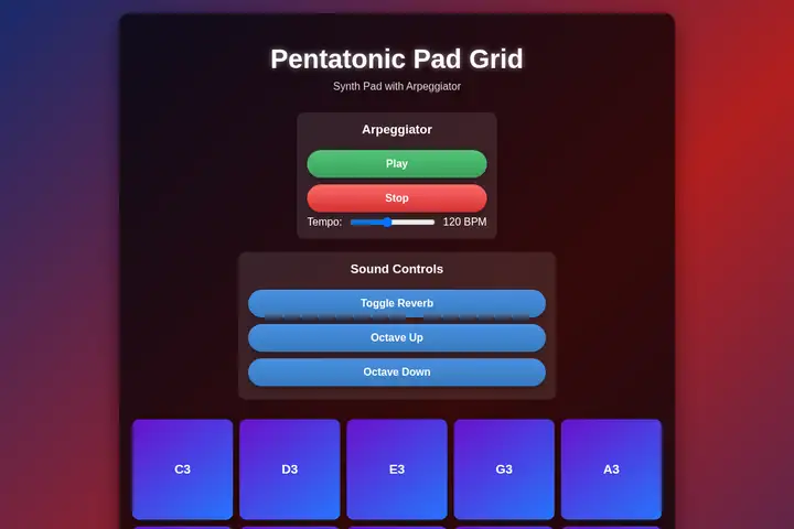 Arpeggiator pad