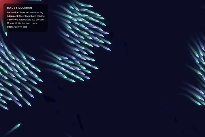 seed-2.0-code — Boids flocking
