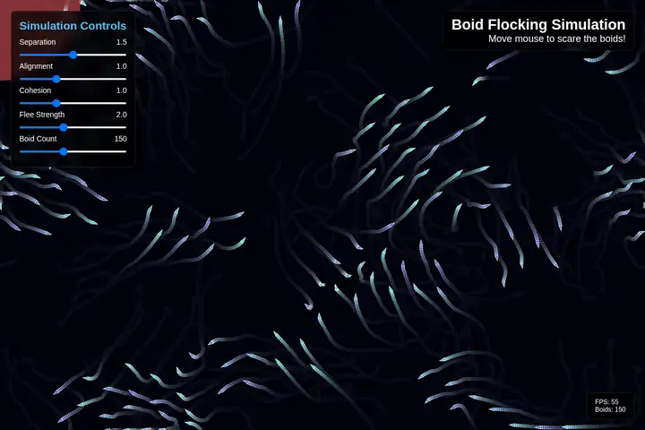 Boids flocking