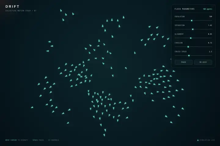 Boids flocking