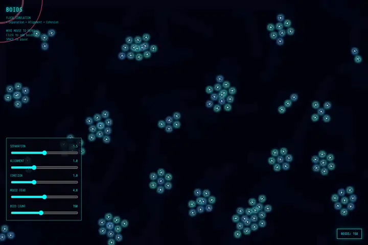 Boids flocking