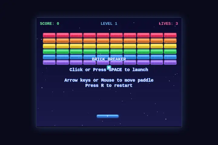 seed-2-1-turbo — Brick breaker