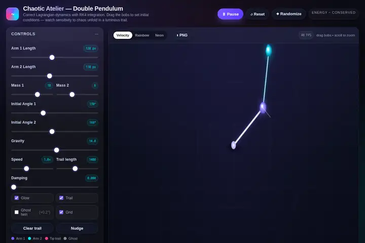 muse-spark-1.2 — Double pendulum