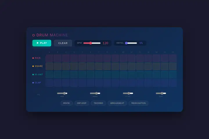 qwen3.7-plus — Drum machine