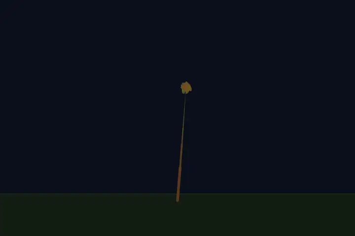 deepseek-v4-pro — L-system tree
