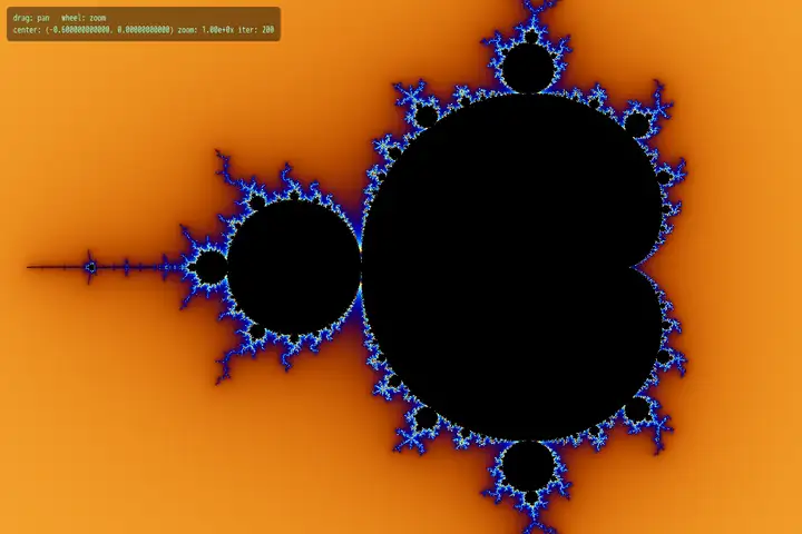 Mandelbrot explorer