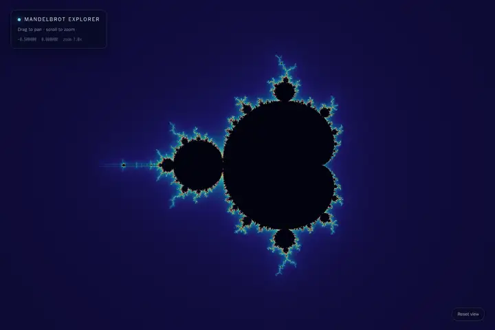 Mandelbrot explorer