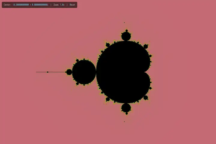 Mandelbrot explorer