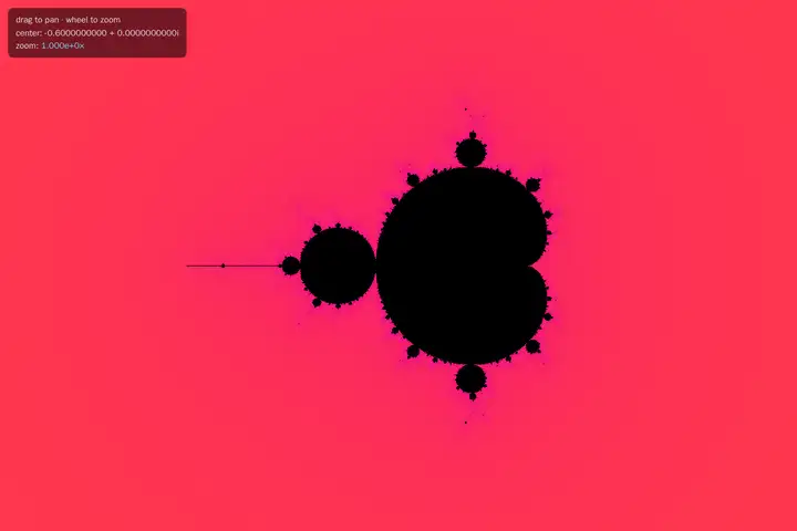 Mandelbrot explorer