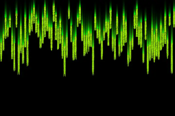Matrix digital rain