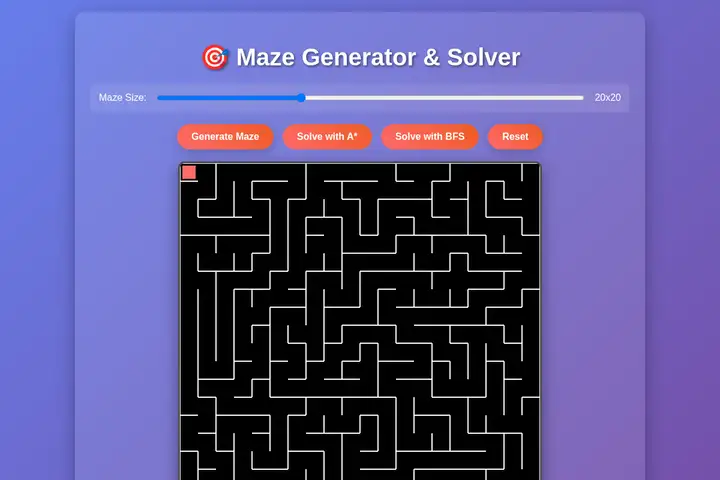Maze generator & solver