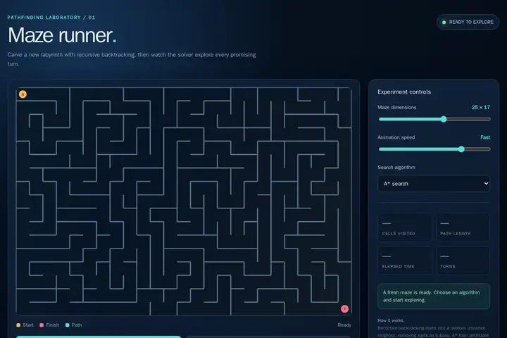 Maze generator & solver