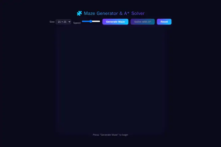 Maze generator & solver