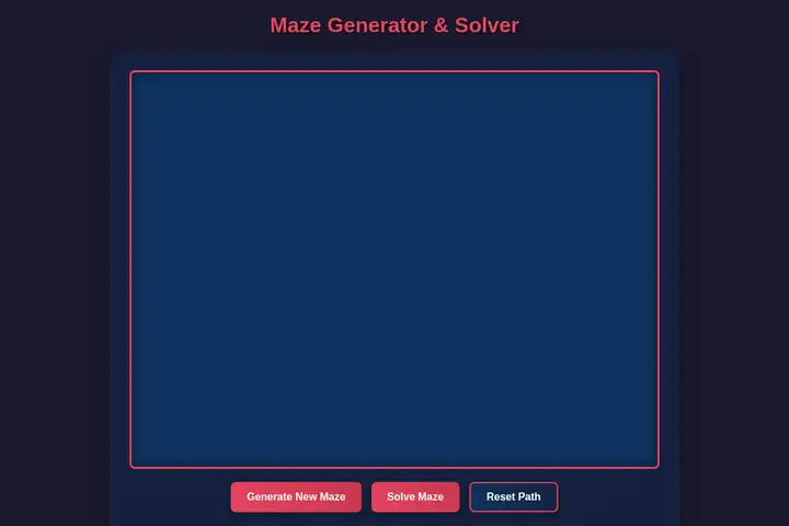 Maze generator & solver
