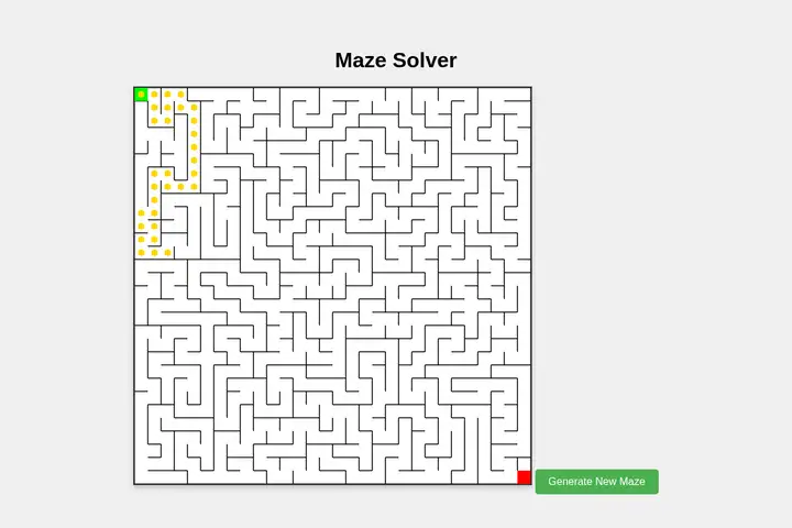 Maze generator & solver