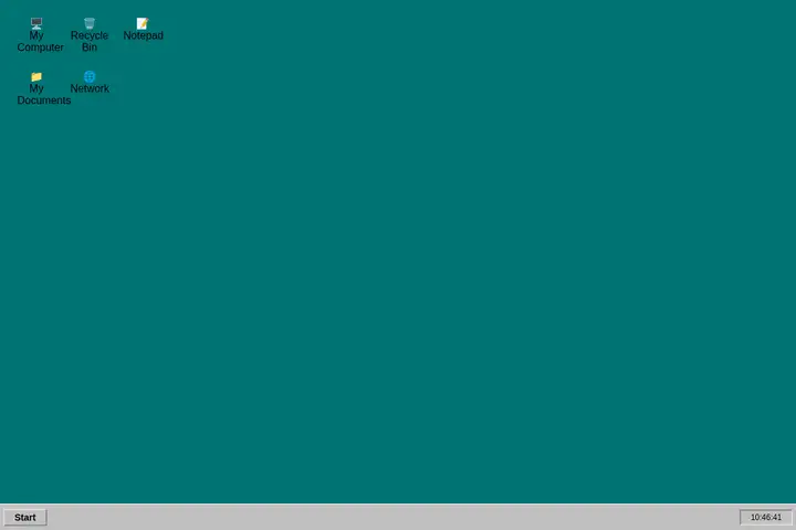 Windows 95 desktop