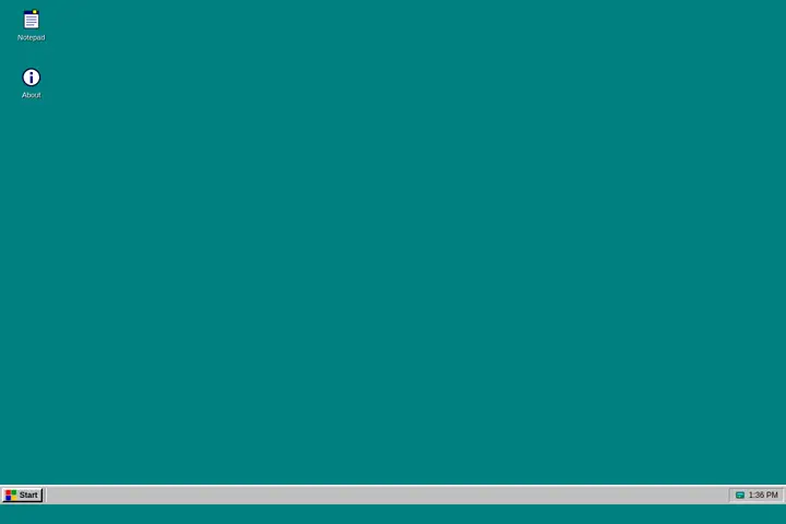 Windows 95 desktop