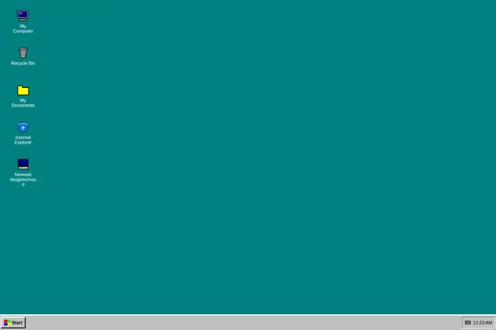 Windows 95 desktop