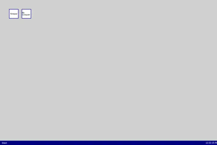 Windows 95 desktop