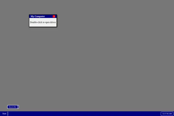 Windows 95 desktop