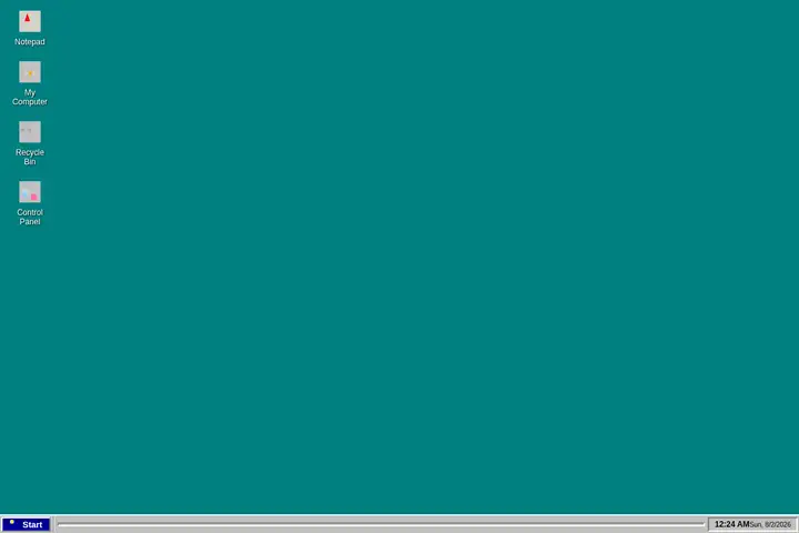 Windows 95 desktop