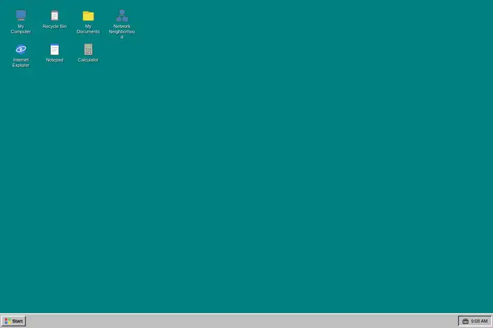 Windows 95 desktop