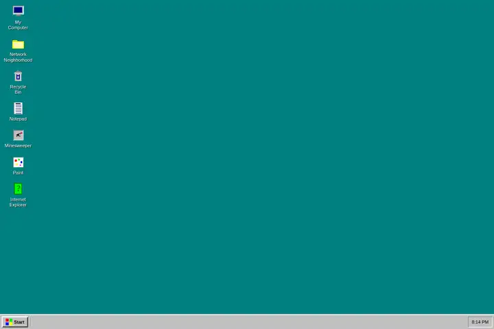 qwen3.7-plus — Windows 95 desktop