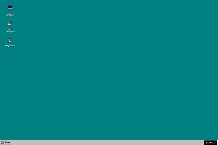 Windows 95 desktop