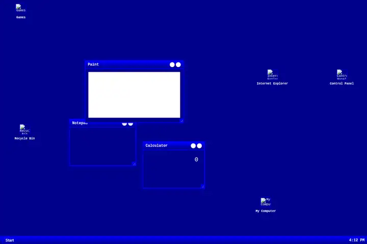 Windows 95 desktop