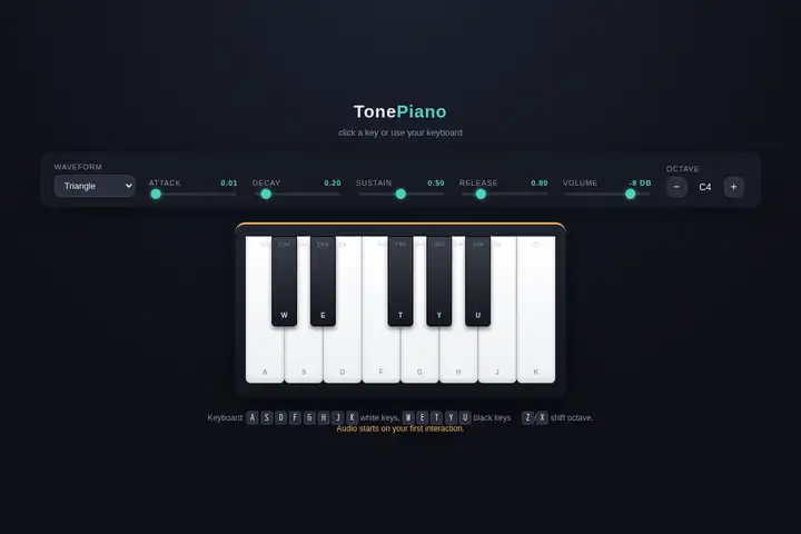 Piano synth