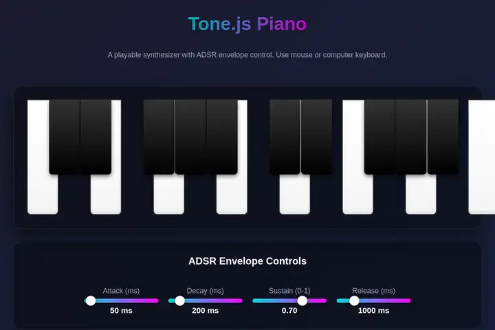 Piano synth