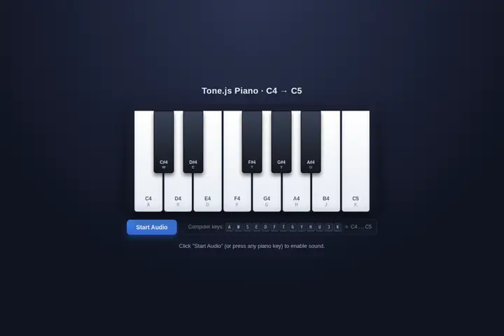 Piano synth