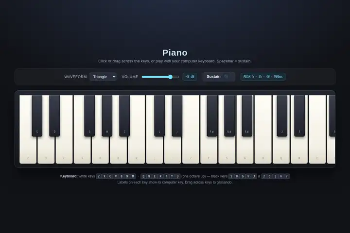 Piano synth