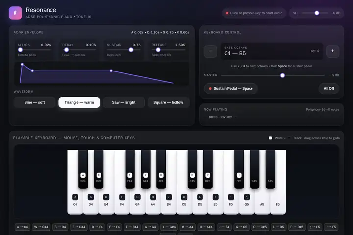 Piano synth