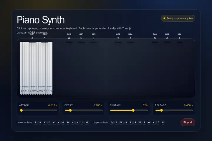 Piano synth