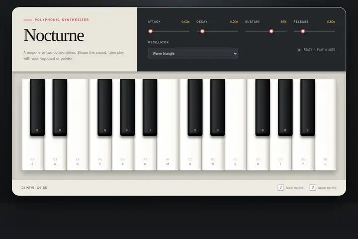 Piano synth